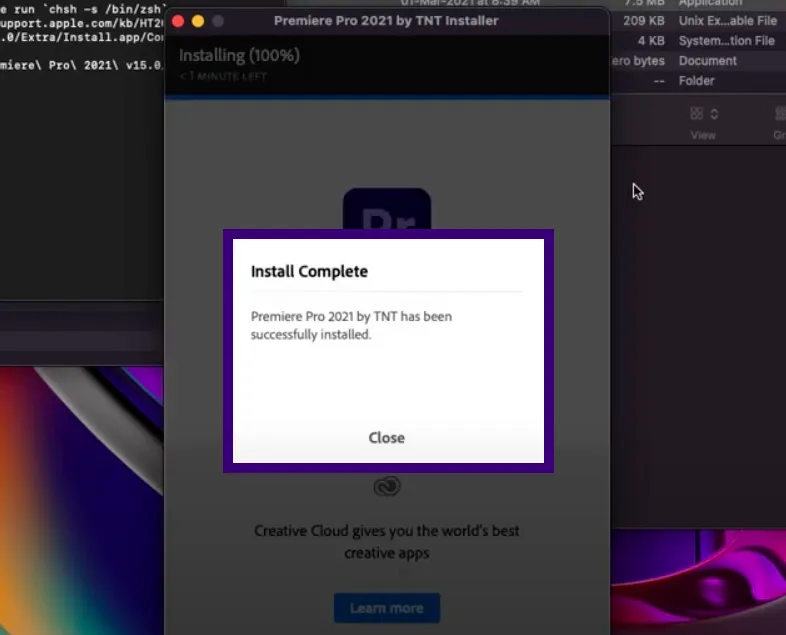 The Installation cannot continue as the installer file may be damaged. Download the installer file again. 오류 해결 방법